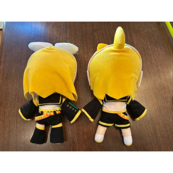 Nendoroid Plus Vocaloid Rin & Len 12" Plush Toy Lot of 2 Hatsune Miku Boy Girl - Picture 2 of 8